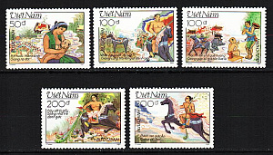 Вьетнам, 1989, Мифы и легенды, 5 марок